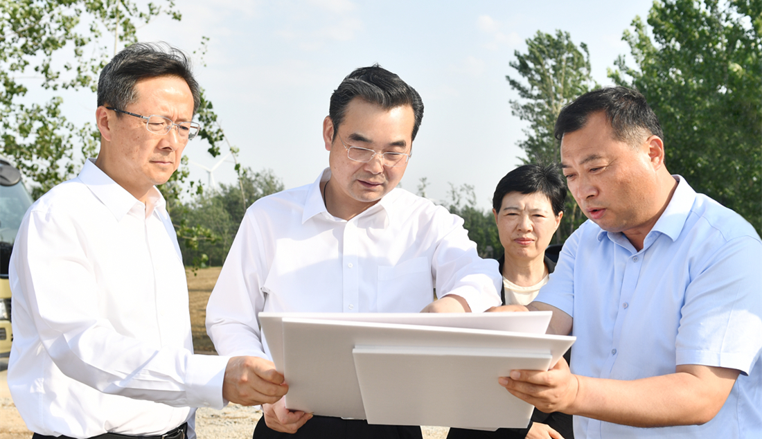 市領導調研夏收夏種工作